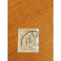 1881 Россия Великое княжество Финляндское Лин 12 1/2 герб (5-8)