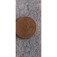 Бельгия 5 франк 1986