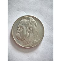 Монета 10 злотых Пилсудский 1935 года