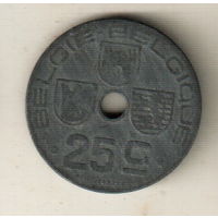 Бельгия 25 сантим 1944