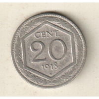Италия 20 чентезимо 1918