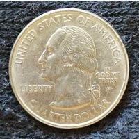 США 1/4 доллара, 2000 Квотер штата Нью-Гэмпшир Отметка МД: "P" - Филадельфия, KM# 308
