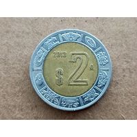 Мексика 2 песо, 2013г. (D-111)
