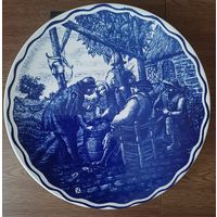 Тарелка настенная, коллекционная.Бельгия.