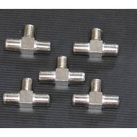 Переходник-тройник F-разъема 5 штук, с 1 рубля