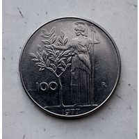 100 лир 1977 года Италия. Итальянская Республика.