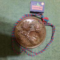 Памятная медаль 60 лет Победы. Крупки. 2005г. (керамика)