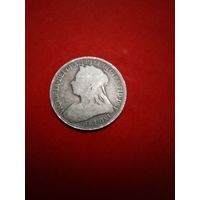 1 Флорин (Два шиллинга) 1896. Великобритания. Бабуля. С рубля. (15) Симпатичный.