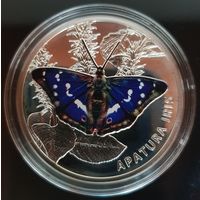 Переливница большая (Apatura iris), 20 рублей 2013 Серебро