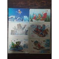 Открытки чистые с новым годом