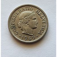 Швейцария 10 раппенов, 1969
