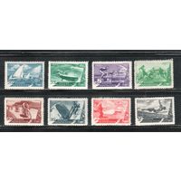 СССР-1949, (Заг.1318-1325),   **  ( 2 м - * ) , Спорт (полная серия)