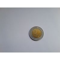 2 лари 2006 года. Грузия. Отличная
