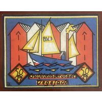 Нотгельд Вегесак 50 пфеннигов 1921 год. Веймарская республика