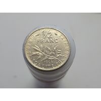 1/2 франка Франция 1965 года  лот 44