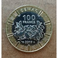 Центральная Африка (BEAC) 100 франков, 2019 г., KM# 15