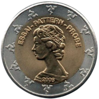 Остров Мэн (Ман). 2 евро 2006. Essai. Unusual.