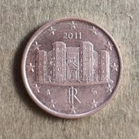 Италия 1 евроцент, 2011 г., KM# 210