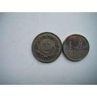 Ливия 20 дирхамов 1975г.