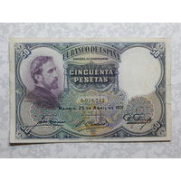 Испания 50 песет 1931г.