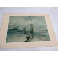 Открытка 1978г. И. Ендогуров. Начало весны.