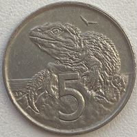 Новая Зеландия 5 центов 1980 г.