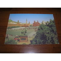 Москва Вид на Красную площадь 1986 год чистая