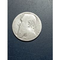 Бельгия 50 сантим 1901 года .