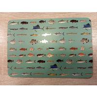 О-10. ПОДПИСАННАЯ ОТКРЫТКА. НИДЕРЛАНДЫ. РЫБЫ ОКЕАНА.