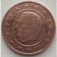 Бельгия 2 евроцента 2004 г.
