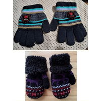 Перчатки и варежки на 1-2года