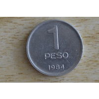 Аргентина 1 песо 1984