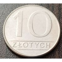 Польша 10 злотых, 1988    ( 1-15-1 )