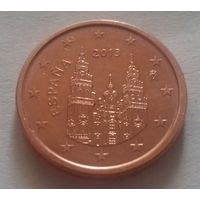 1 евроцент, Испания 2013 г.