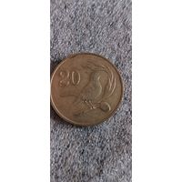 Кипр 20 цент 1983