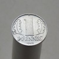 ГДР 1 пфенниг 1968