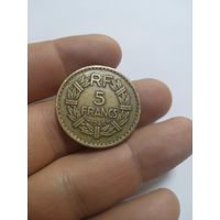 5 франков 1946 года Франция ( для Алжира)