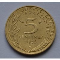 Франция, 5 сантимов 1996 г.