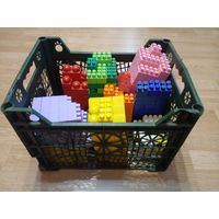 Конструктор детский, много. 8,5х3 см самый большой