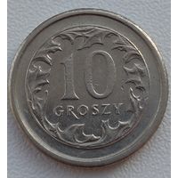 Польша 10 грошей 2001. Возможен обмен