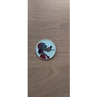 Значок. Ну, Погоди! Волк в шлеме. САЗ