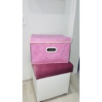 Коробка для хранения кофр органайзер розовый