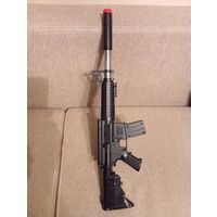С 1 руб Ружьё-автомат М 16.. Дл-64 см для стрельбы шариками