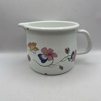 Эмалированный ковш с носиком (1,0 л). Австрия. 3647