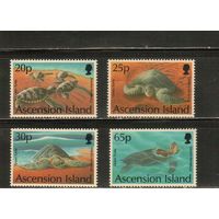 Вознесения Остров(Аскенсион)-1994(Мих.633-636) ,** ,  Морская  Фауна ,Черепахи (полная серия)