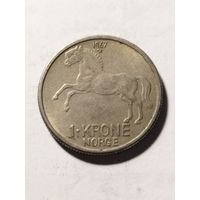Норвегия 1 крона 1967