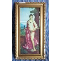 Репродукция на ткани картины "Юдифь", СССР