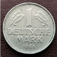 1 марка ФРГ. 1968 год. F