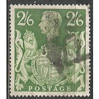 Британия. Король Георг VI. Герб со львами. 1941г. Mi#228.