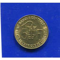 Западная Африка 5 франков 1972 UNC